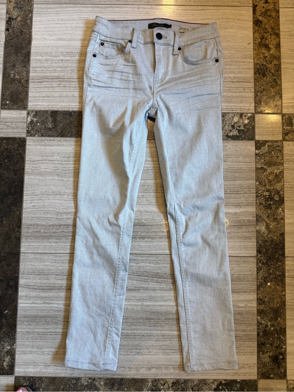 Level 99 Light Blue Skinny Jeans